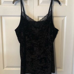 Lane Bryant Velvet Cami